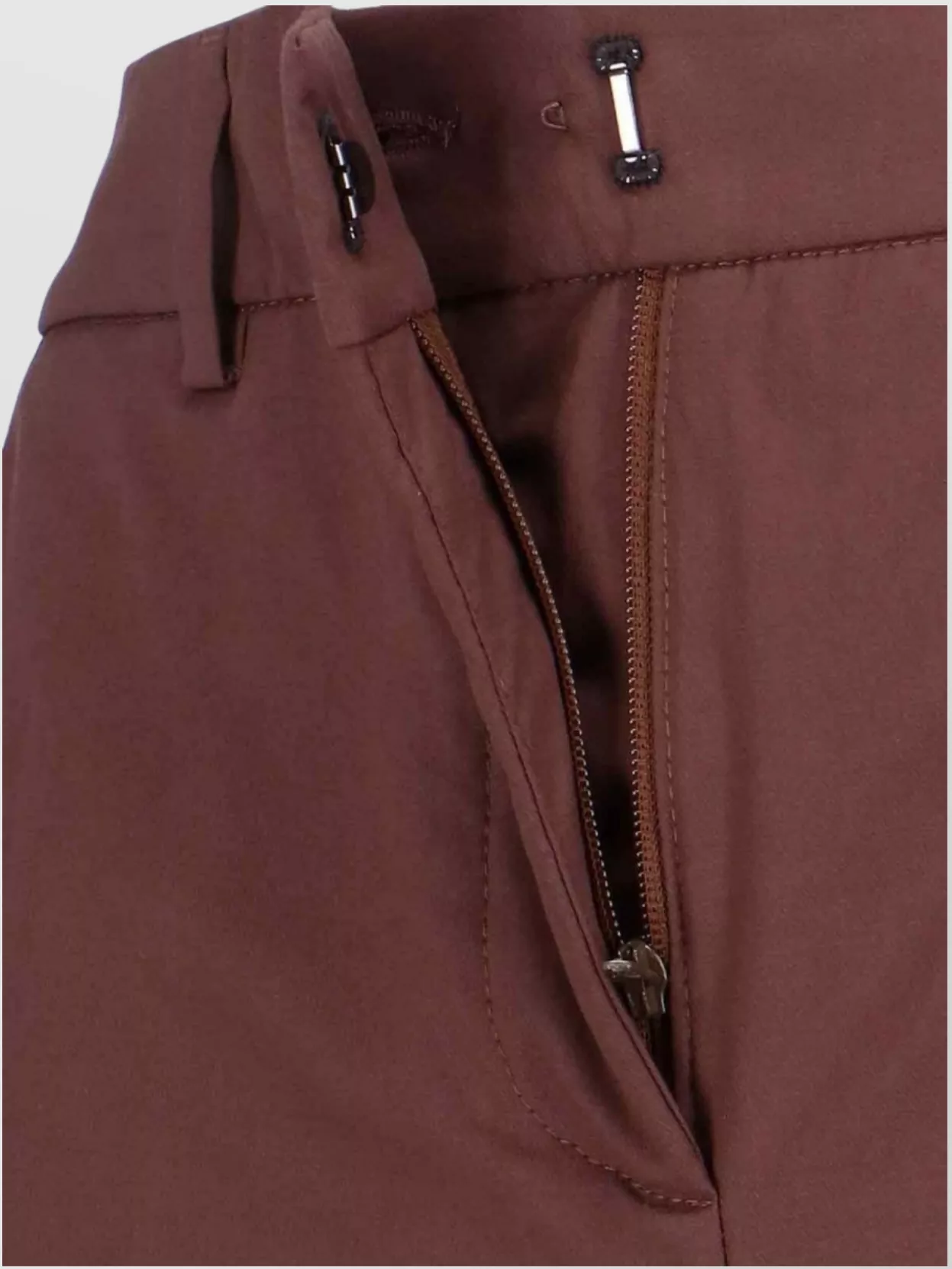 Incotex Straight Trousers With Belt Loops And Back Pockets