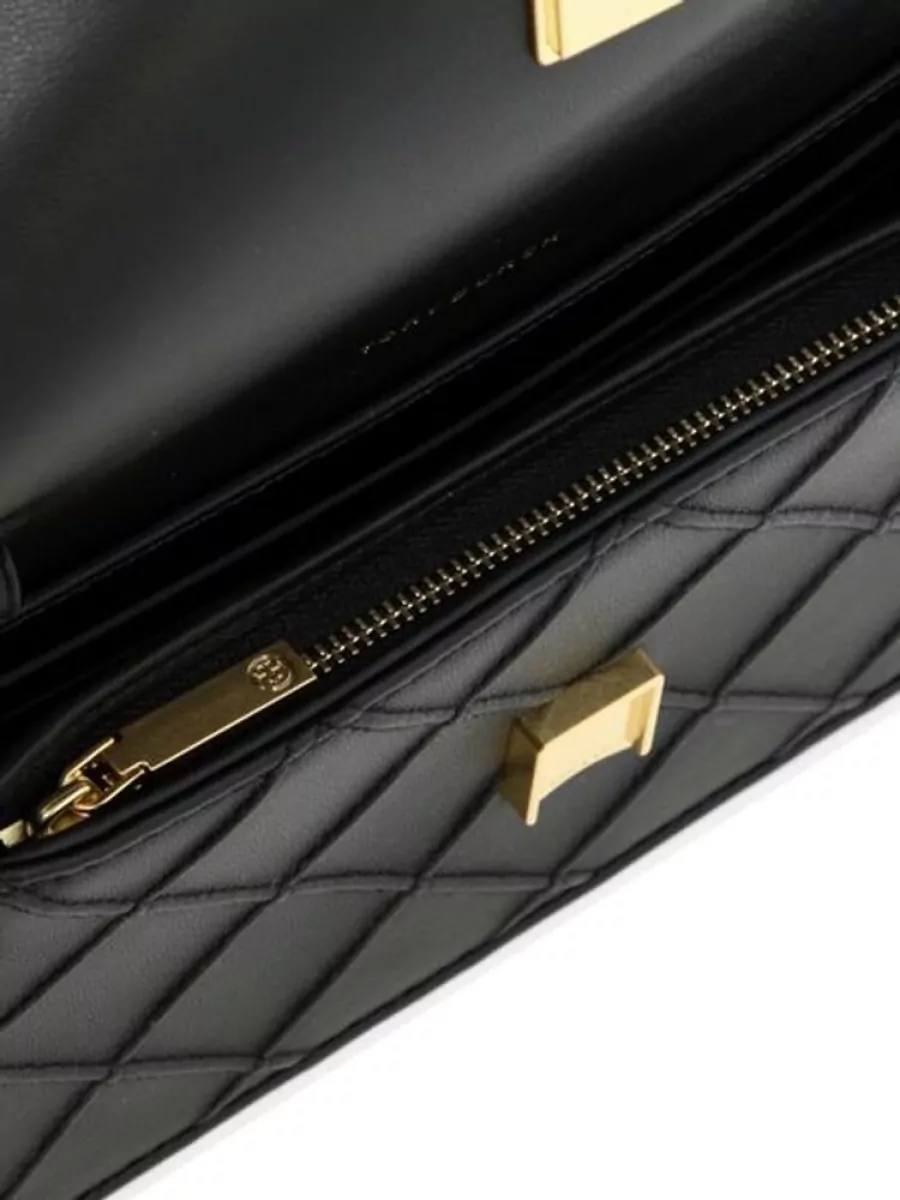 Tory Burch Fleming Lamb Leather Wallet