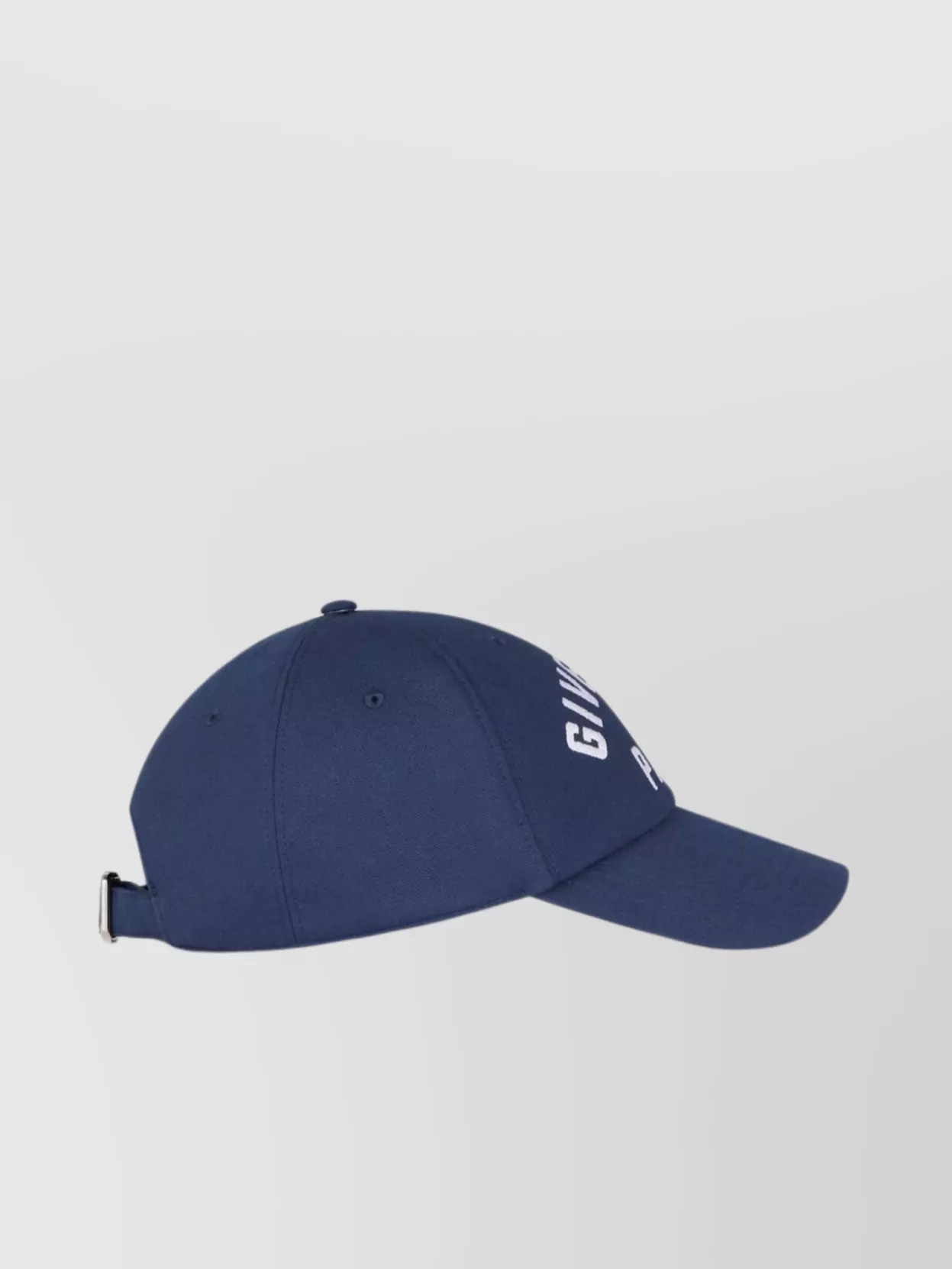 Givenchy Embroidered Cap With Curved Brim And Metal Buckle