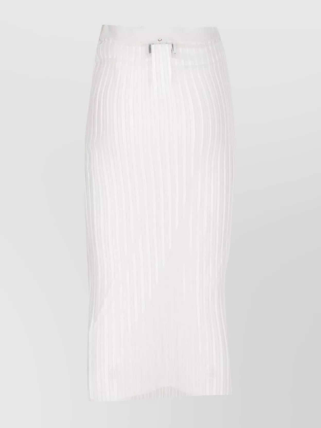 SPORTMAX KNITWEAR CULOTTE MIDI SKIRT WITH SHEER EFFECT 