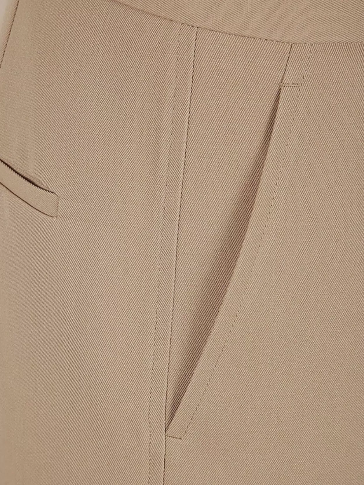 Jil Sander Cropped Tailored Pant Front Crease