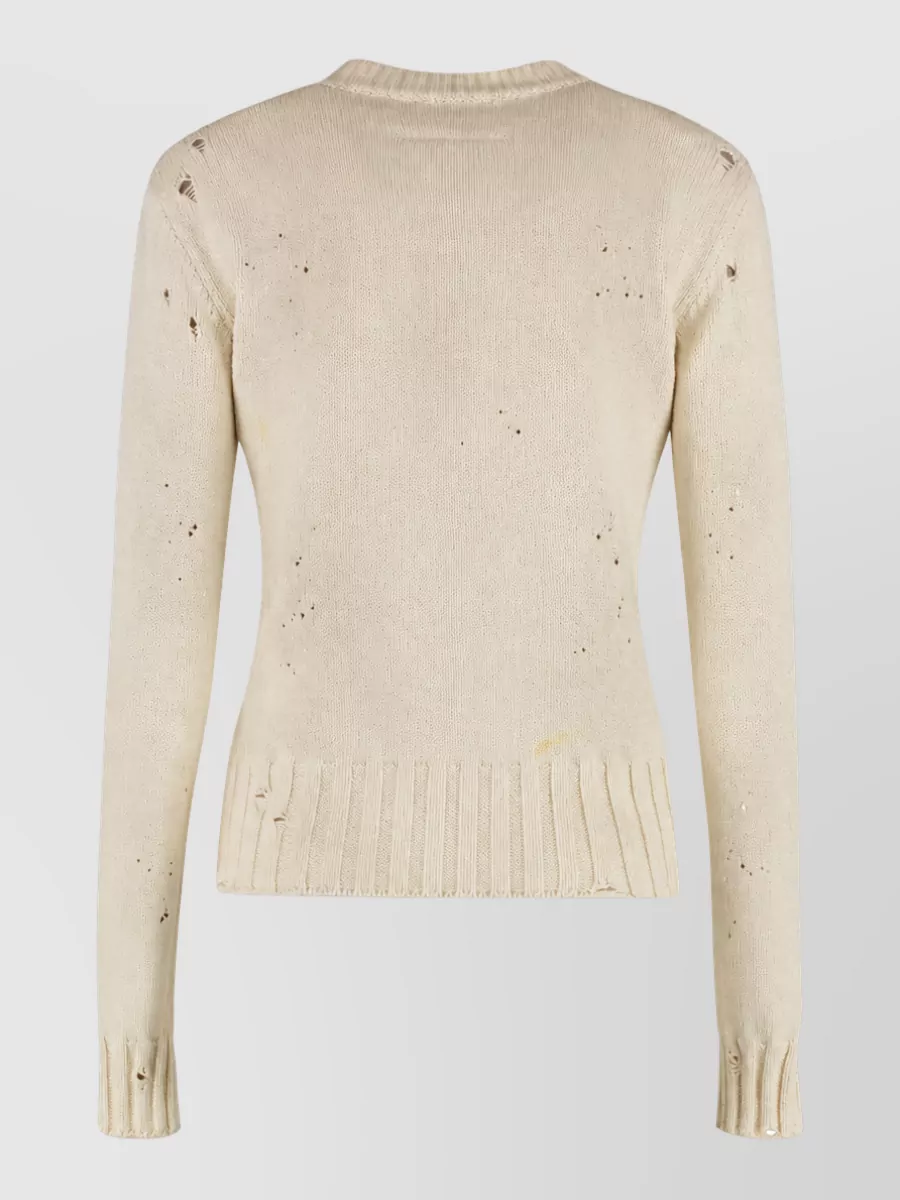Mm6 Maison Margiela Cotton Crew-Neck Sweatshirt
