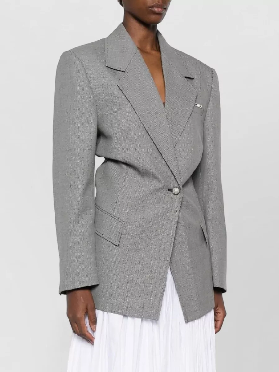 The Attico Single-Breasted Blazer