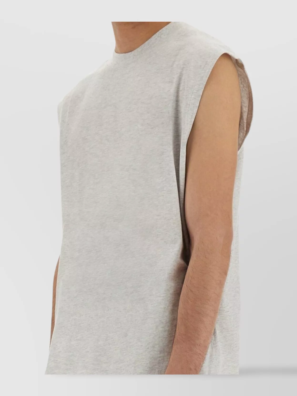 Represent Soft Fabric Sleeveless Crew Neck Top