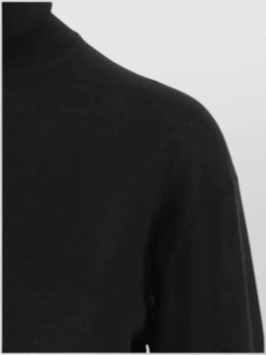 Saint Laurent Turtleneck Cashmere Wool Knit Sweater