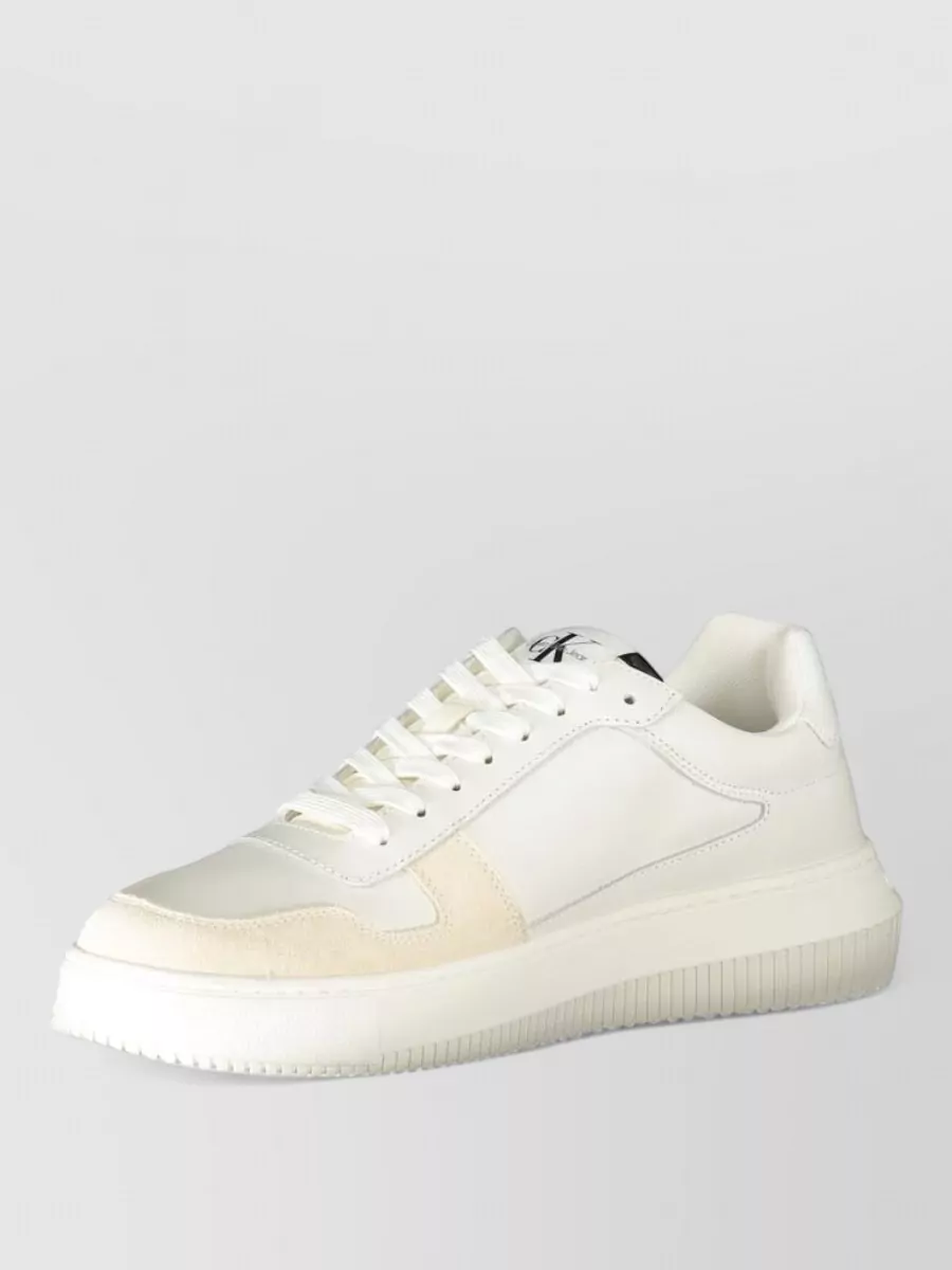 Calvin Klein leather low-top sneakers