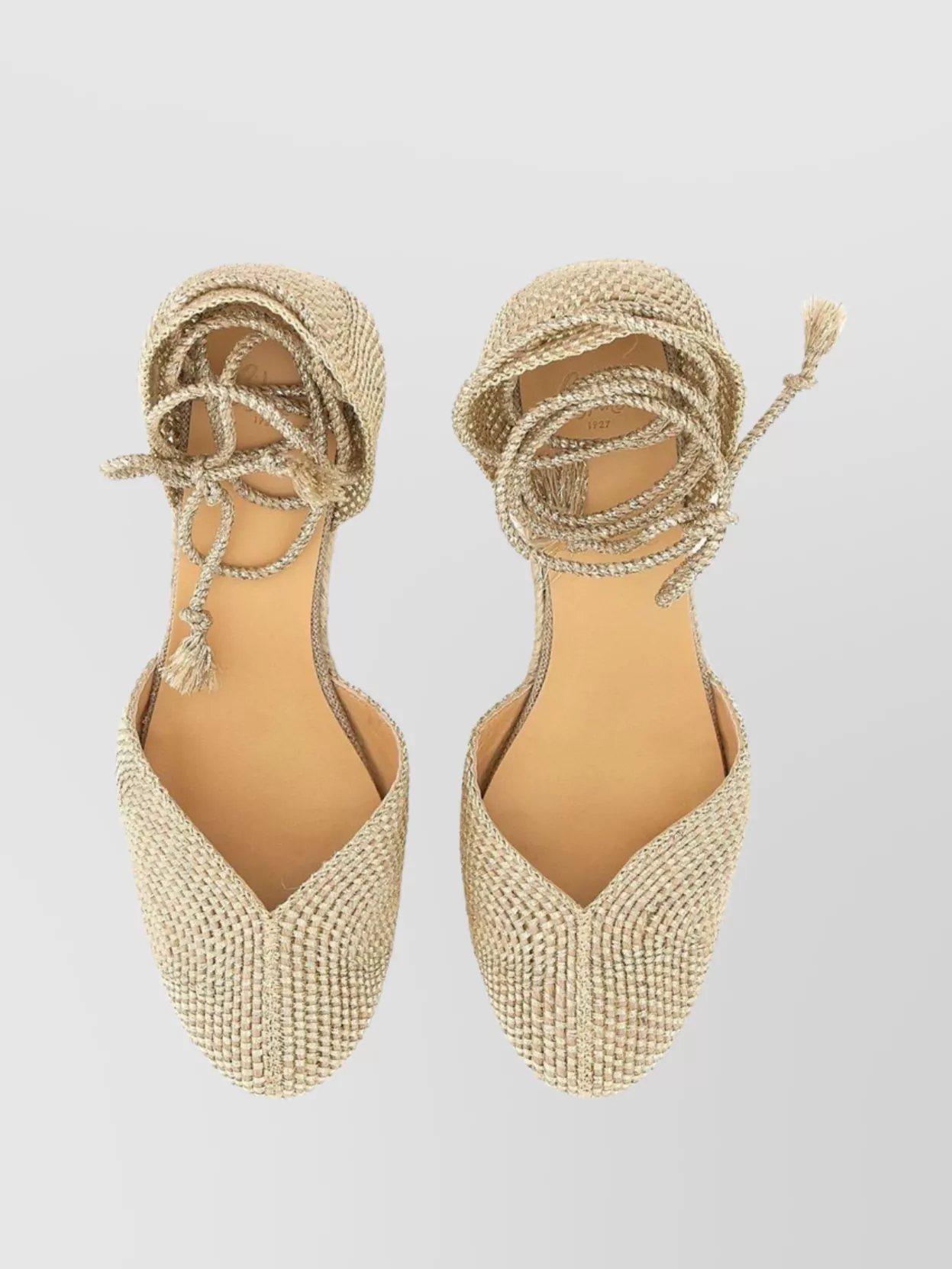 Castaã±er Castaner Cora Gold Wedge Espadrilles