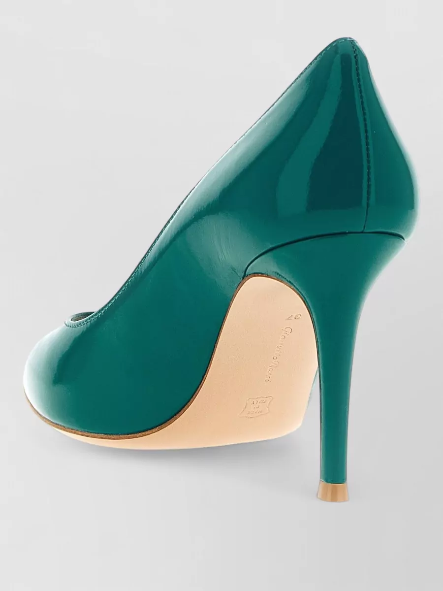 Gianvito Rossi Signature Pumps Pointed Toe Glossy Finish