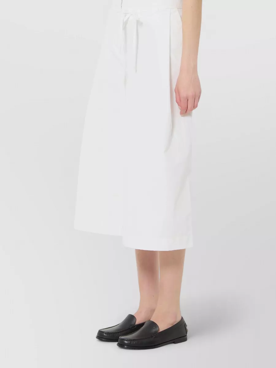 Jacquemus Cotton High-Rise Wide-Leg Bermuda Shorts