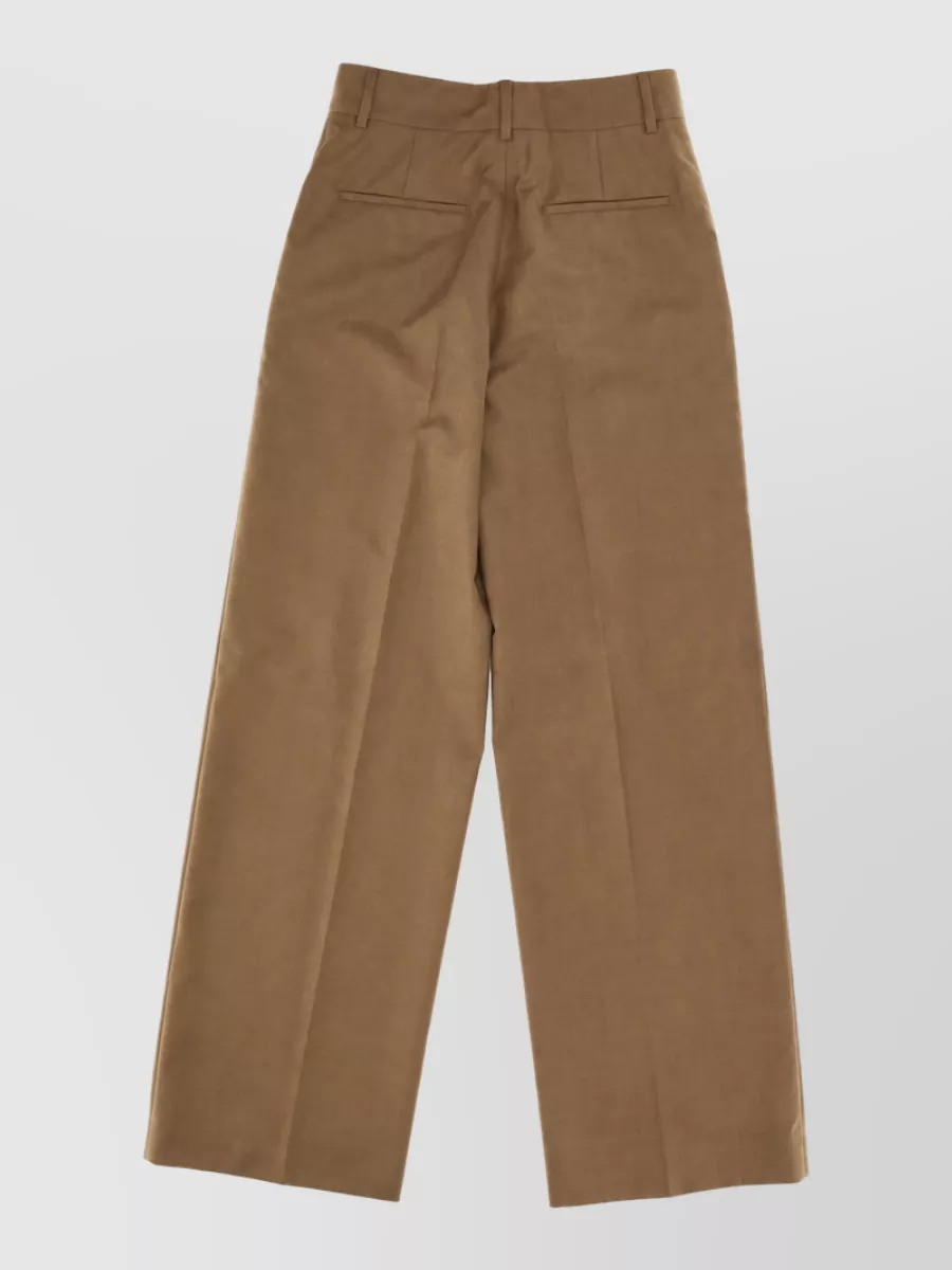 Burberry Wool Wide-Leg Trousers