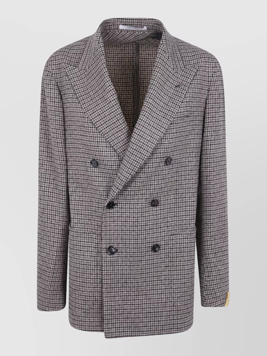 Tagliatore wool double-breasted coat
