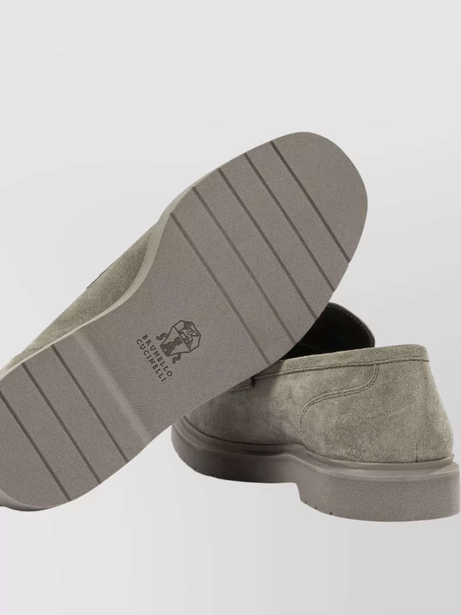 Brunello Cucinelli Suede Loafers