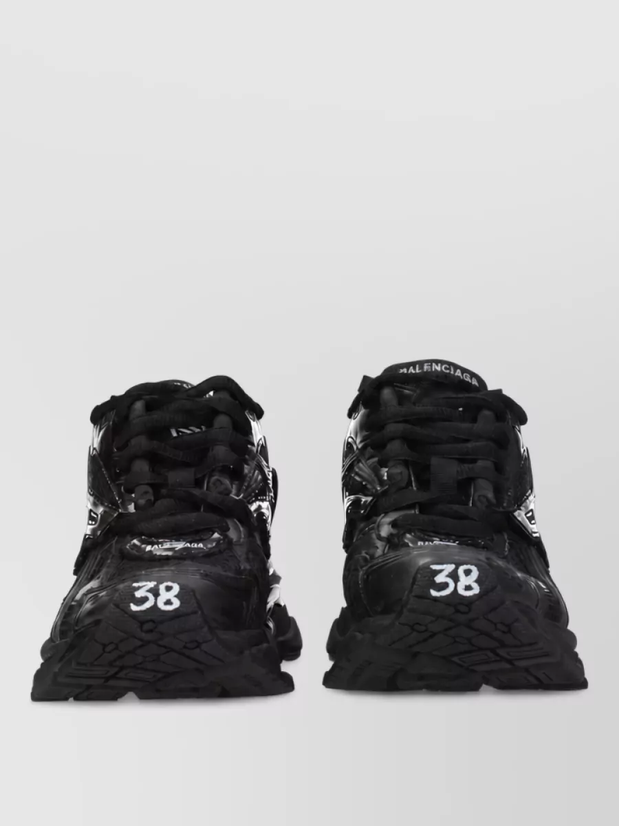Balenciaga Textile High-Top Sneakers