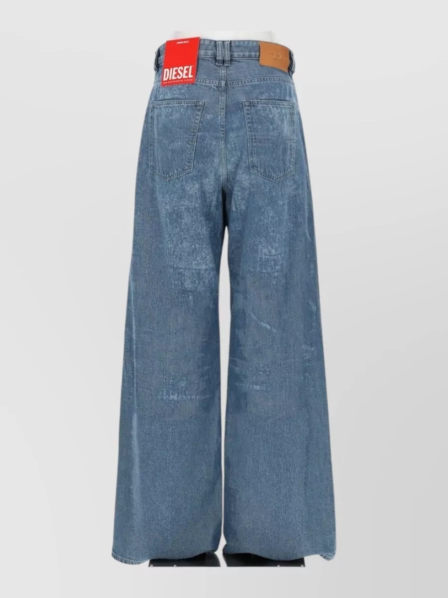 Diesel Relaxed-Fit Wide-Leg Jeans