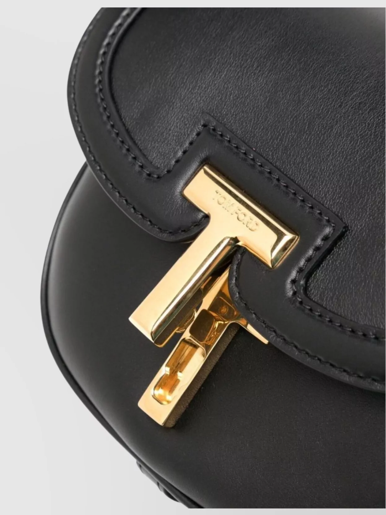 Tom Ford Shoulder Bag With Adjustable Strap And Gold Hardware