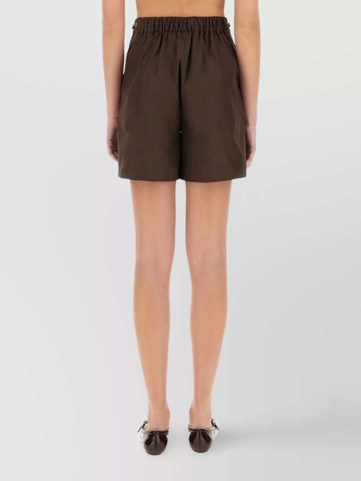 Max Mara High Waist Shorts Elastic Waistband