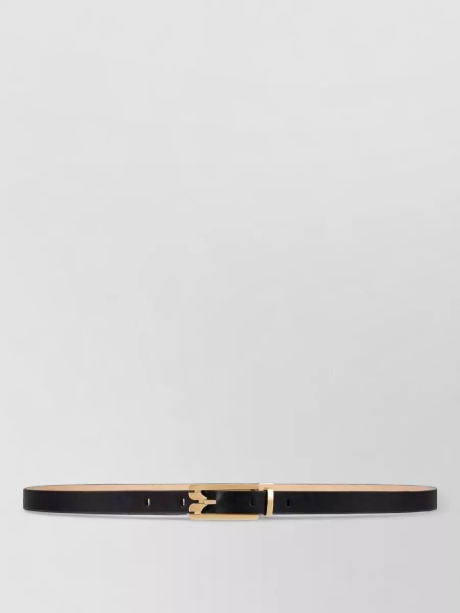 Victoria Beckham leather pin buckle belt