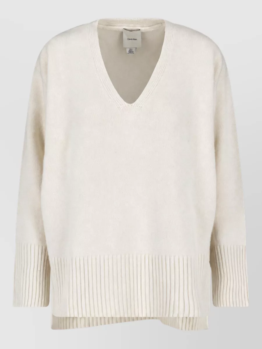 Calvin Klein wool crewneck sweatshirt