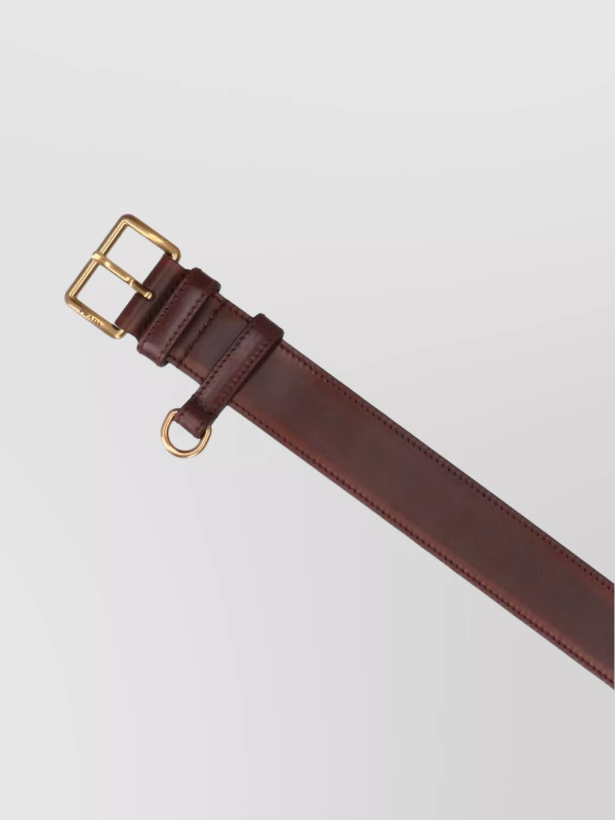 Prada Adjustable Loop Buckle Detail Holes