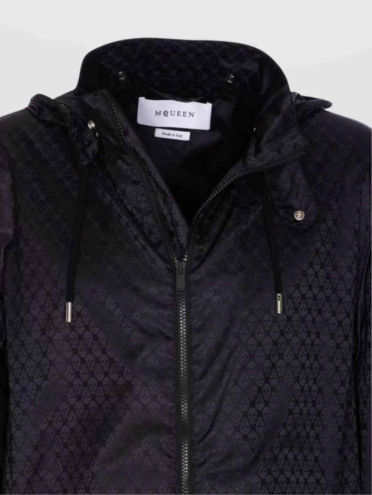 Alexander Mcqueen Skull Print Hooded Jacket
