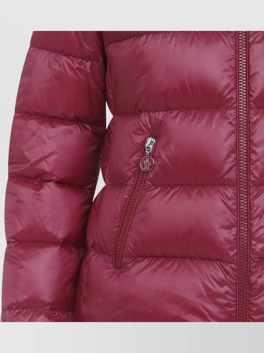 Moncler Glesse Hooded Quilted Jacket Side Pockets