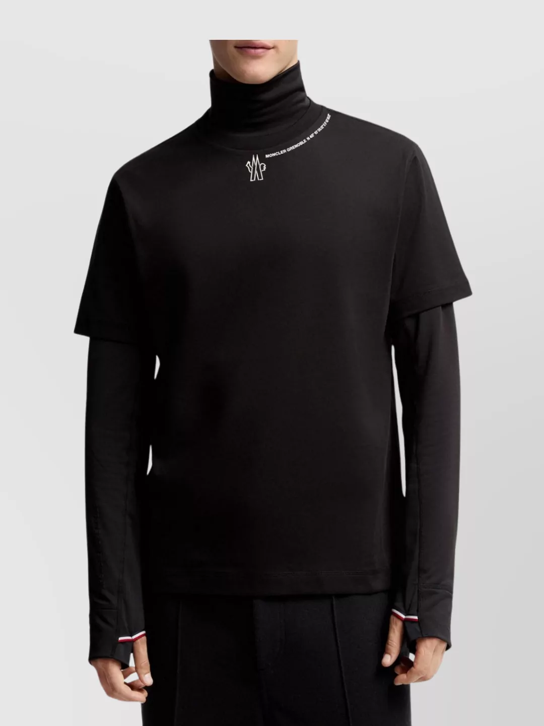 Moncler Grenoble Crewneck T-Shirt Embroidery Detail