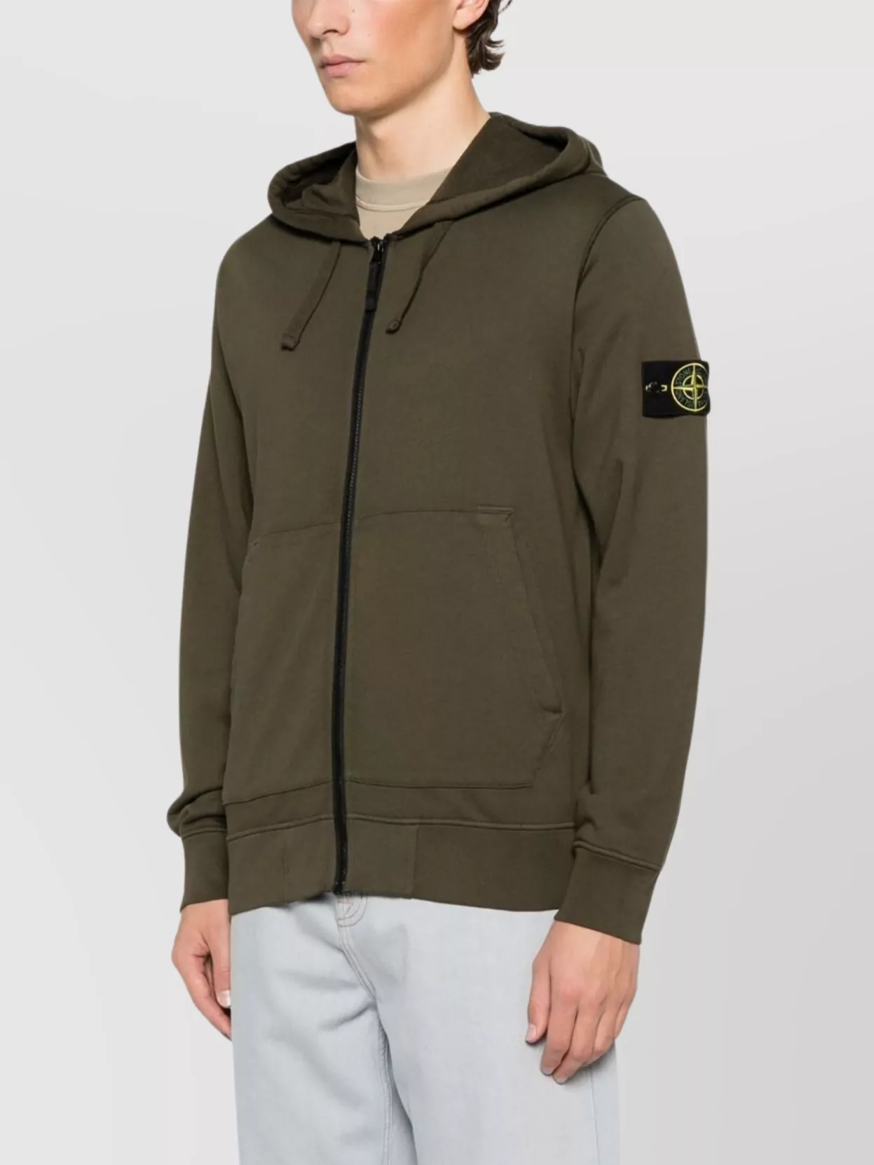 Stone Island Drawstring Hood Hooded Sweater