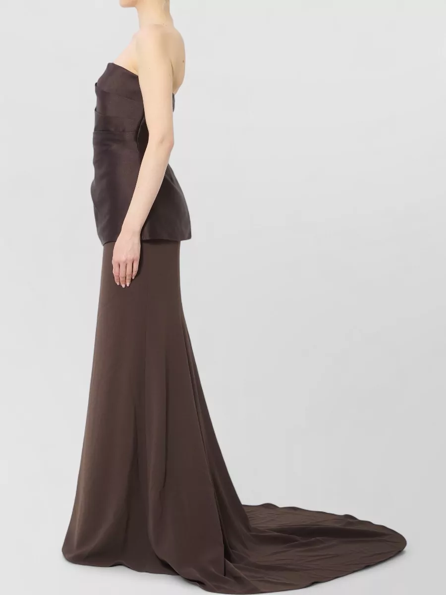 Solace London Draped Maxi Gown
