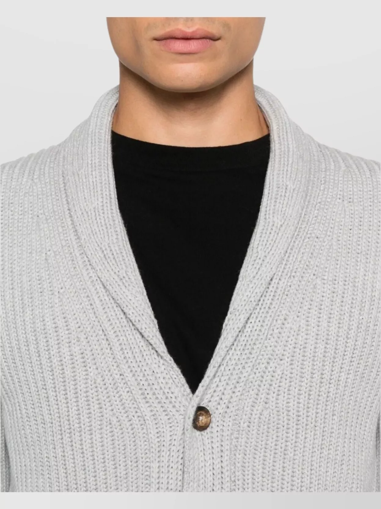 Eleventy Shawl Collar Cardigan Front Pockets