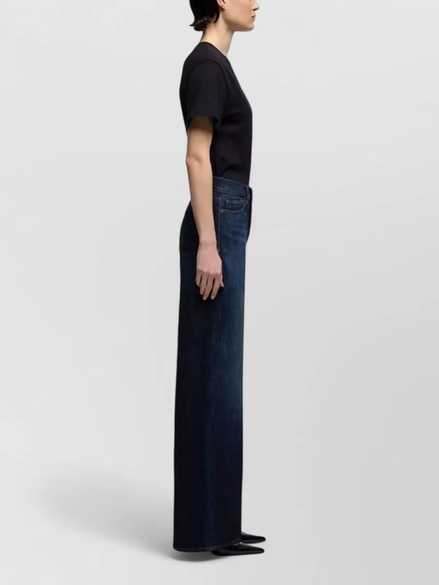 7 For All Mankind Denim High-Rise Wide-Leg Jeans