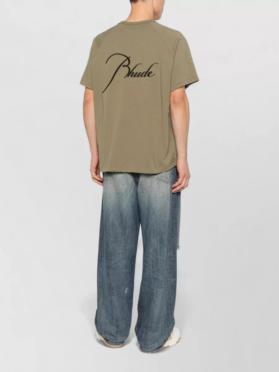 Rhude Raglan Cotton T-Shirt