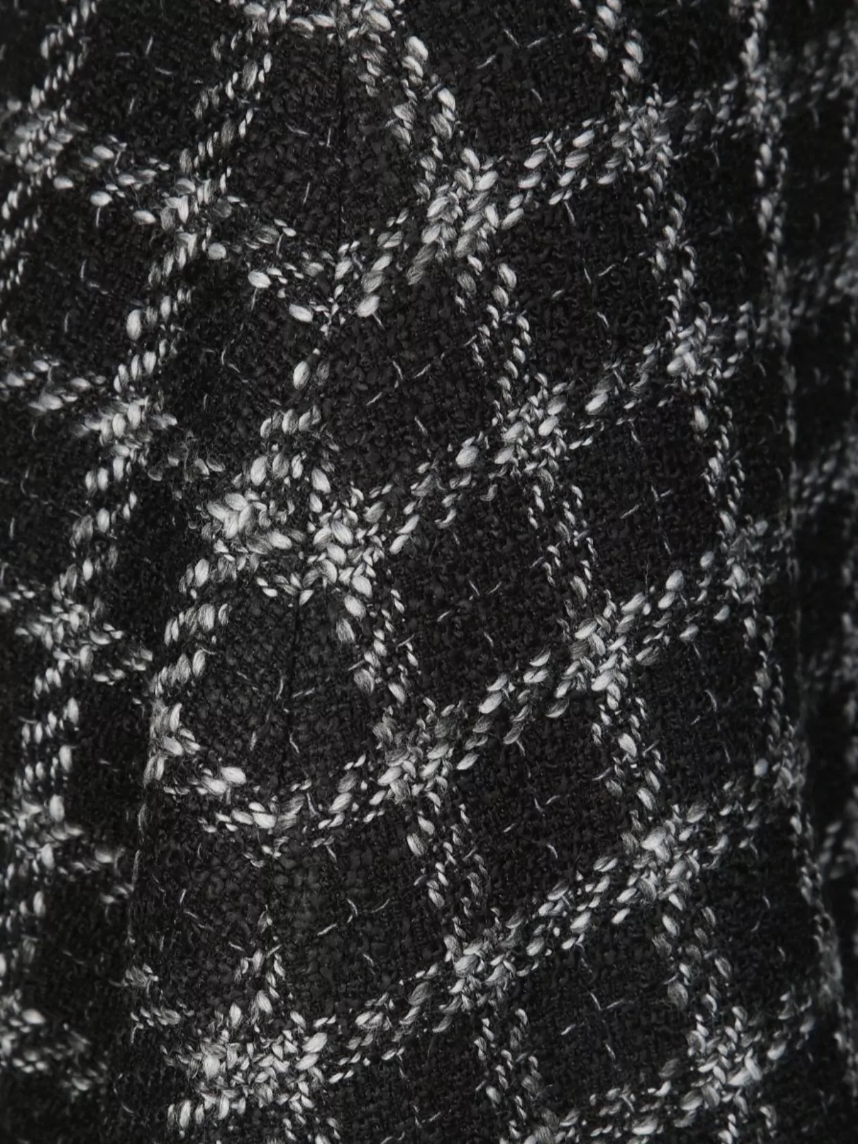 Diesel A-Line Mini Skirt Checked Pattern