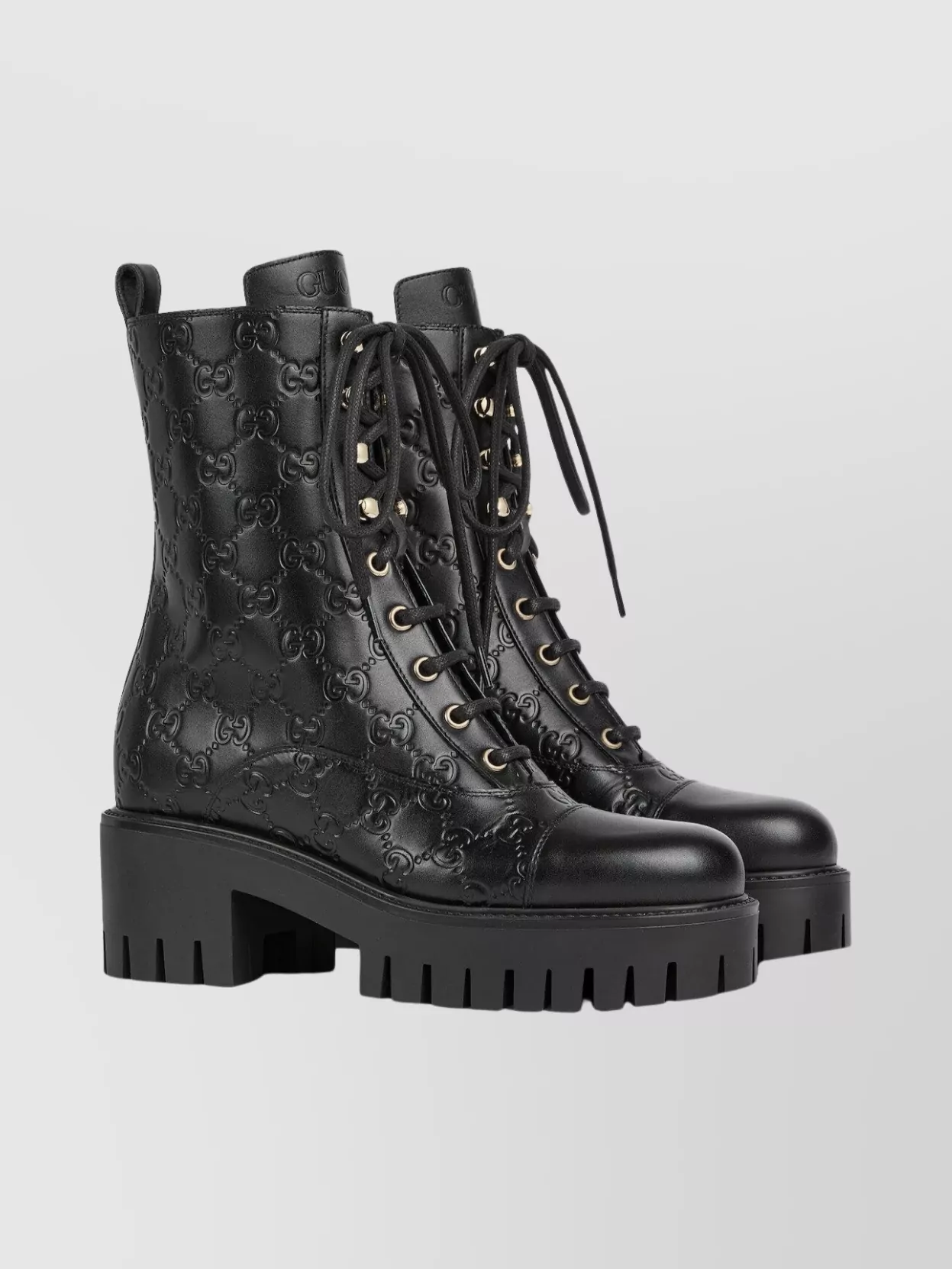 Gucci Gg Ankle Boot Chunky Sole