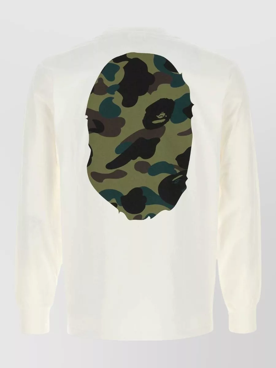Bape Cotton Logo Print T Shirt