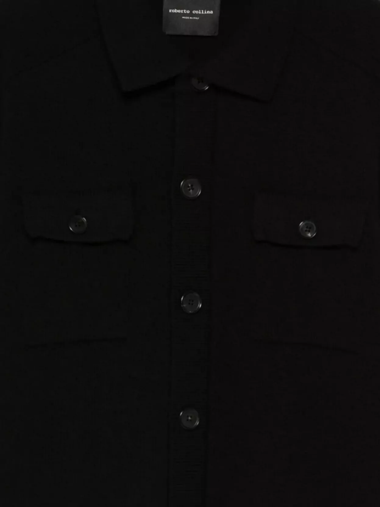 Roberto Collina Wool Cardigan With Ribbed Cuffs And Pockets