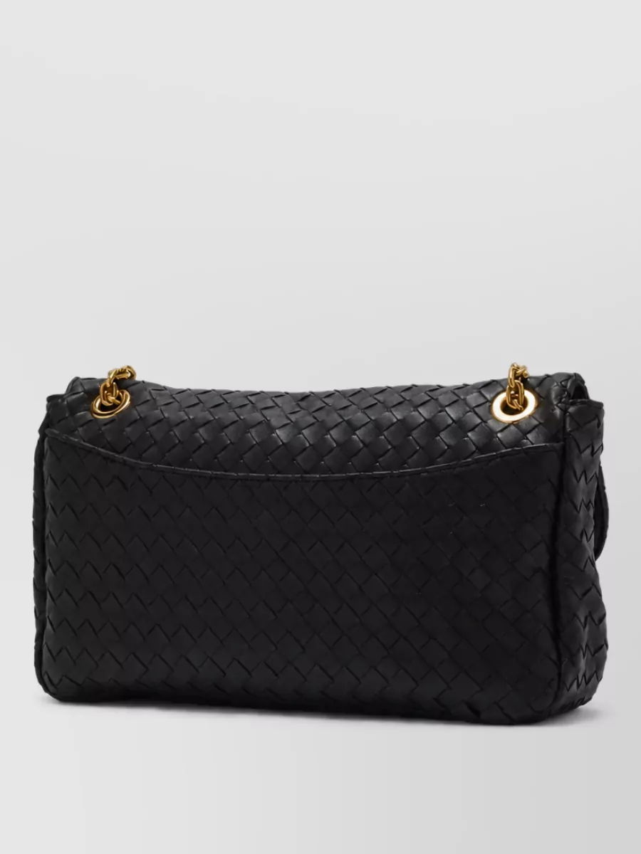 Bottega Veneta Small Lambskin Knot Lock Clutch Bag