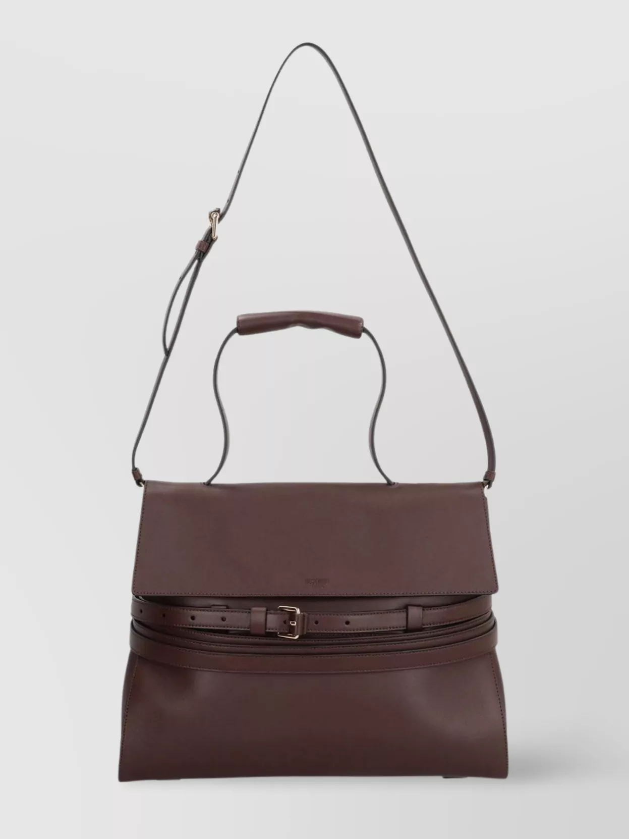 Moschino Shoulder Bag With Adjustable Strap And Buckle Detail