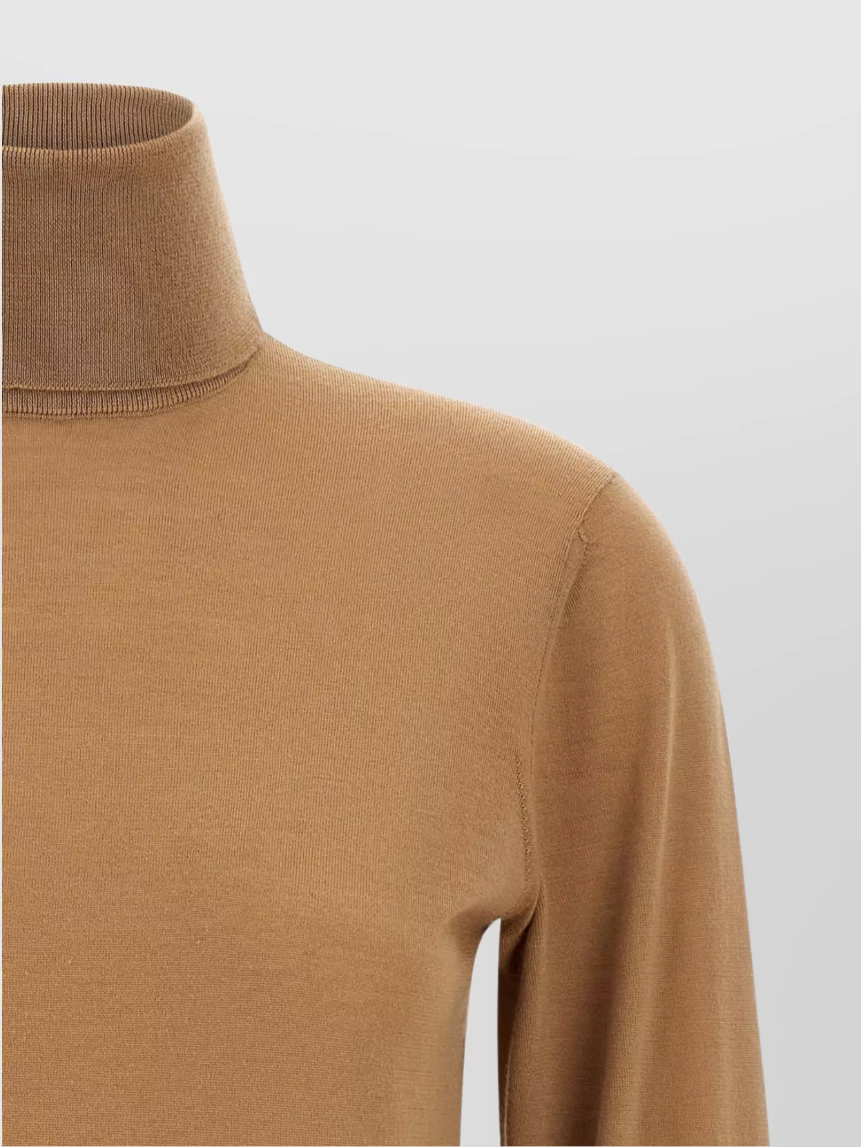 Dolce & Gabbana Cashmere Turtleneck Sweater Sweaters And Cardigans Beige In Brown