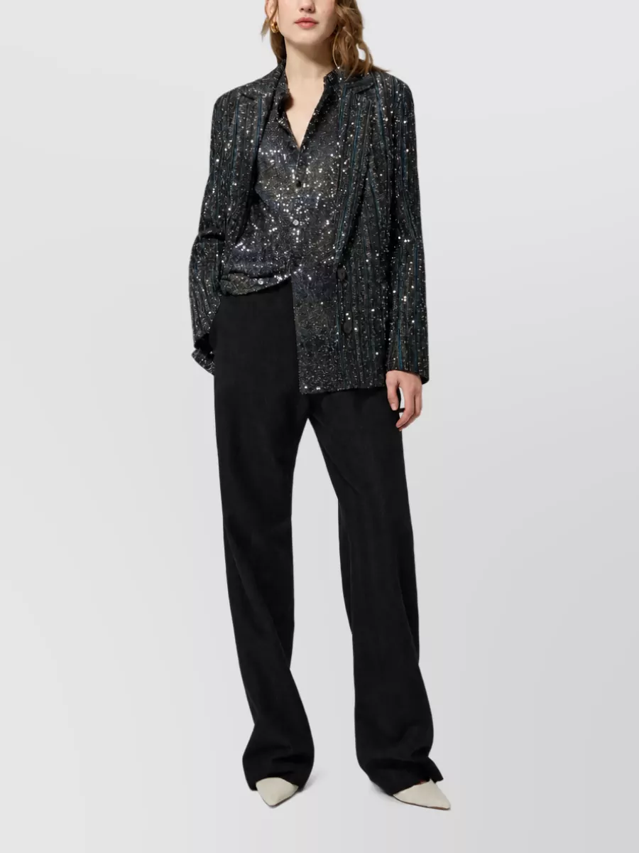Missoni Striped Sequin Bomber Jacket