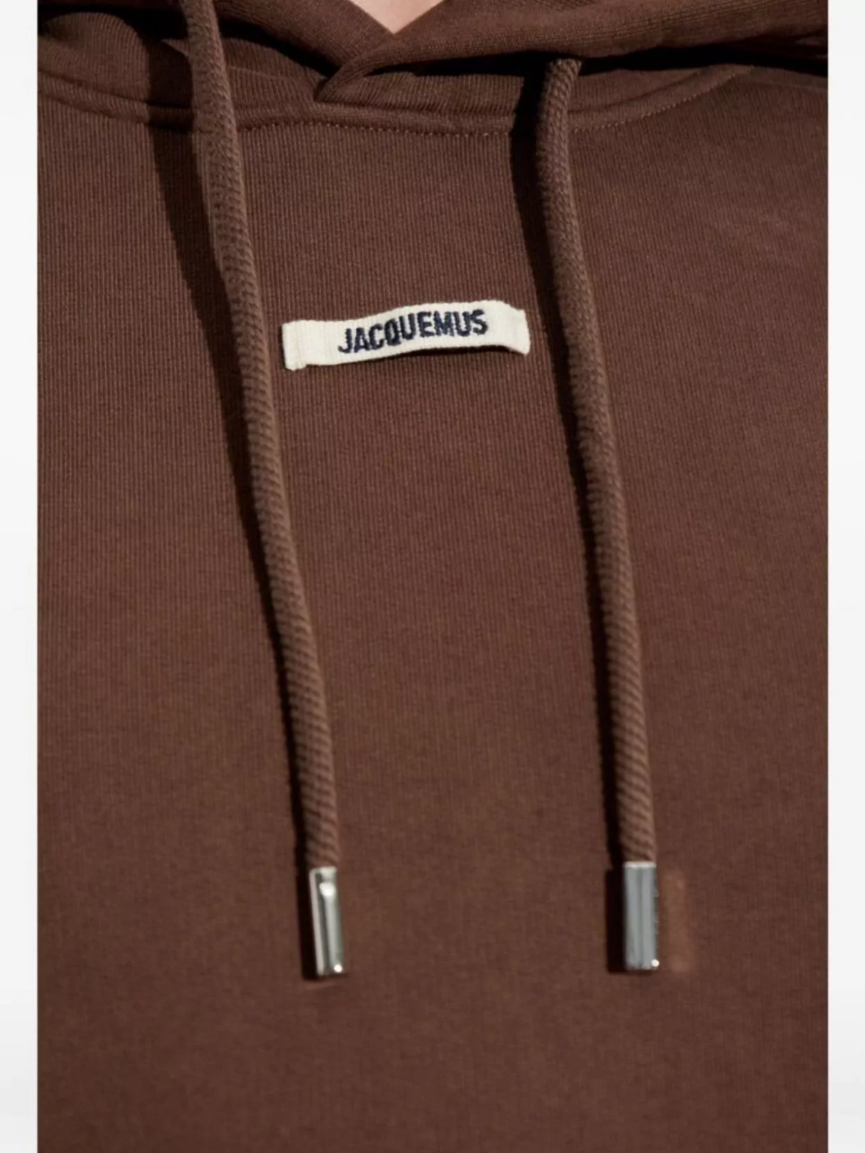 Jacquemus Cropped Gros Grain Hoodie
