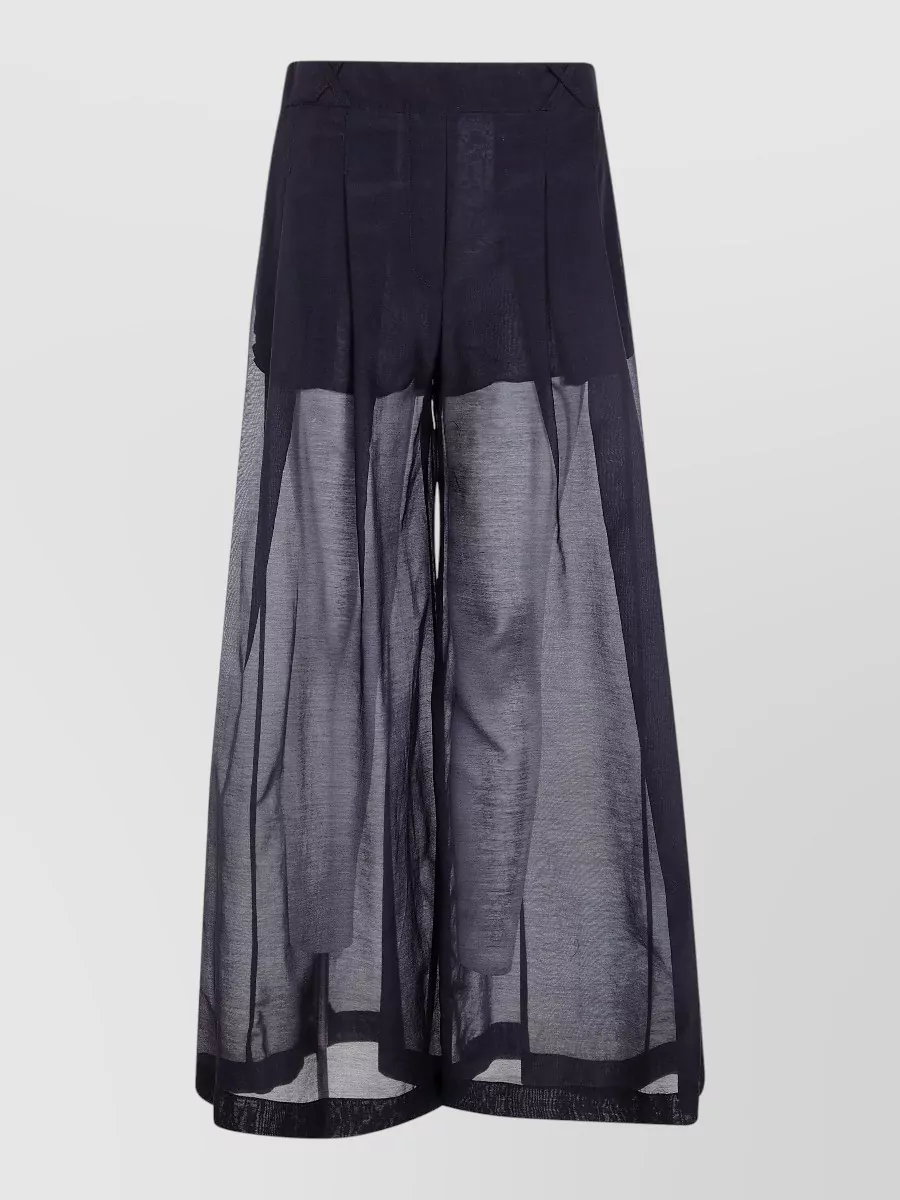 Semicouture Silk-Blend Micro Shorts