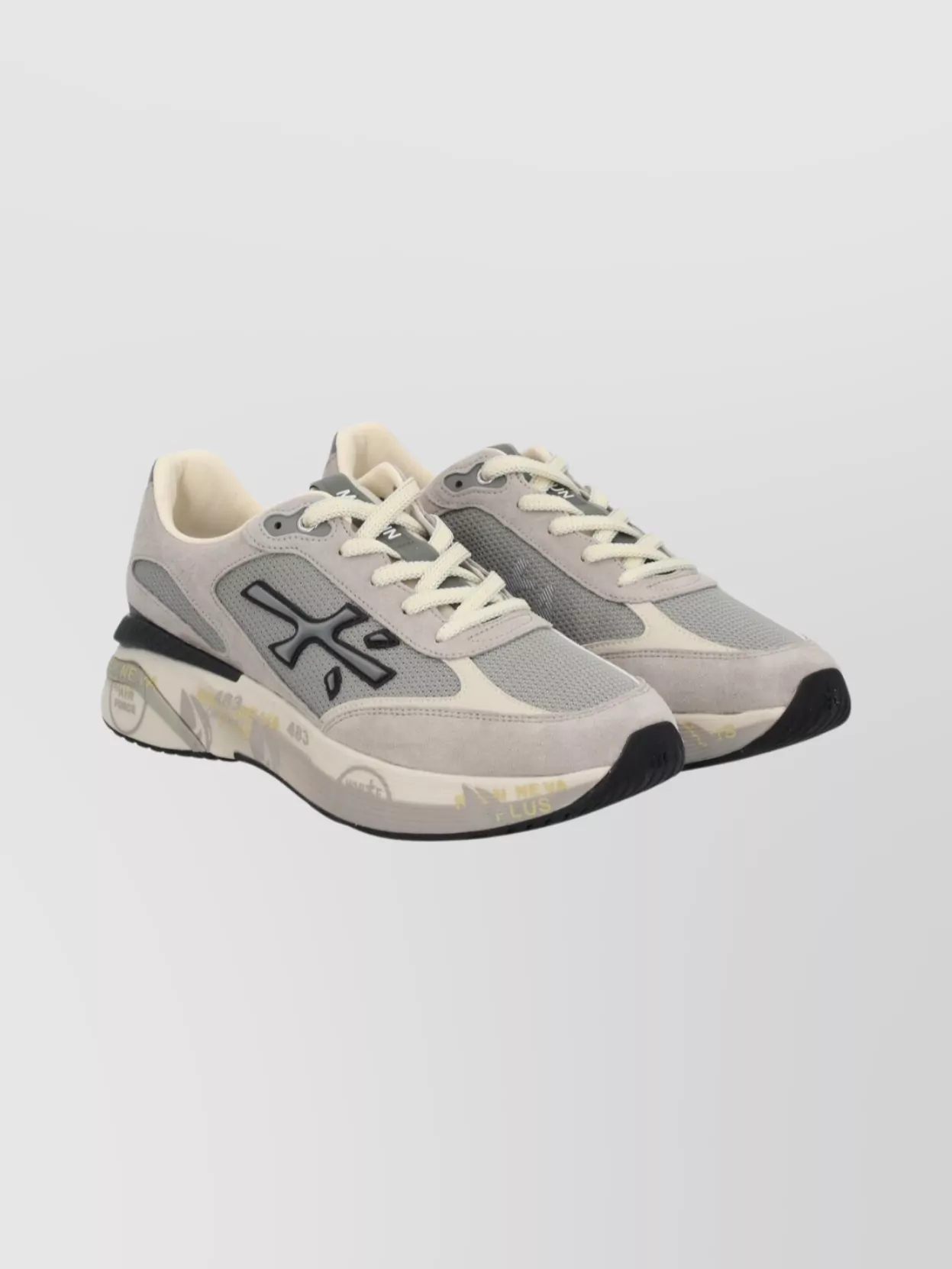 Premiata Modern Sneakers With Mesh And Rubber Sole