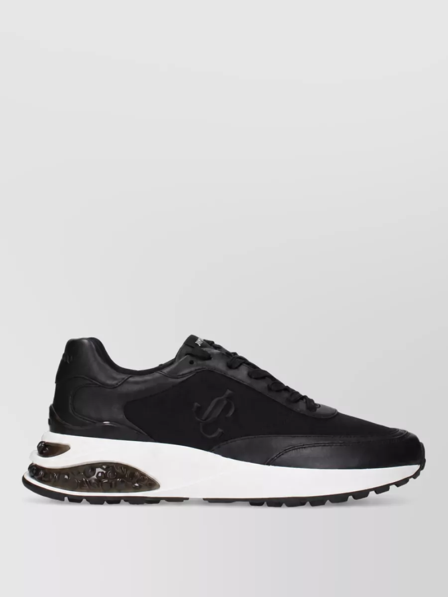 Jimmy Choo Fabric Low-Top Sneakers