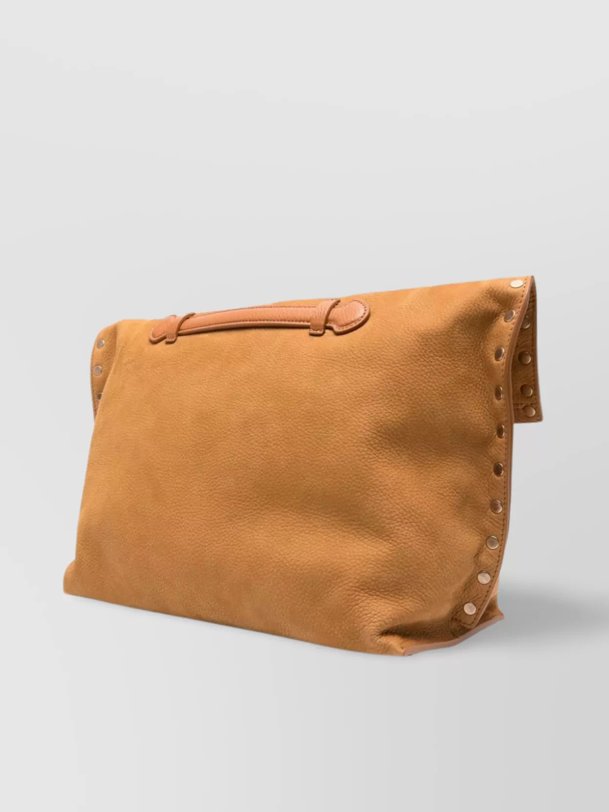Zanellato Jones Suede Leather Tote Bag