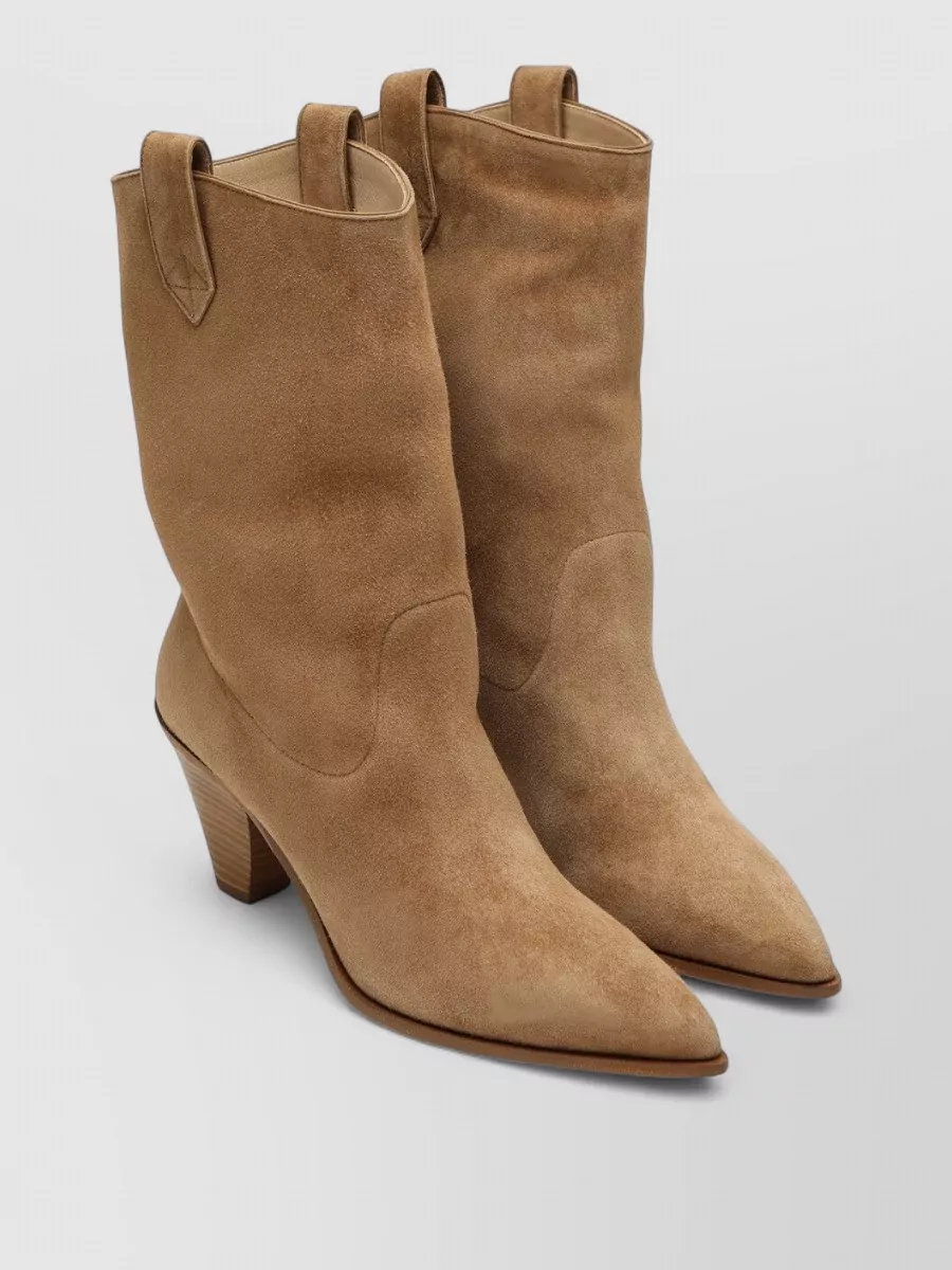 Aquazzura leather texan boots
