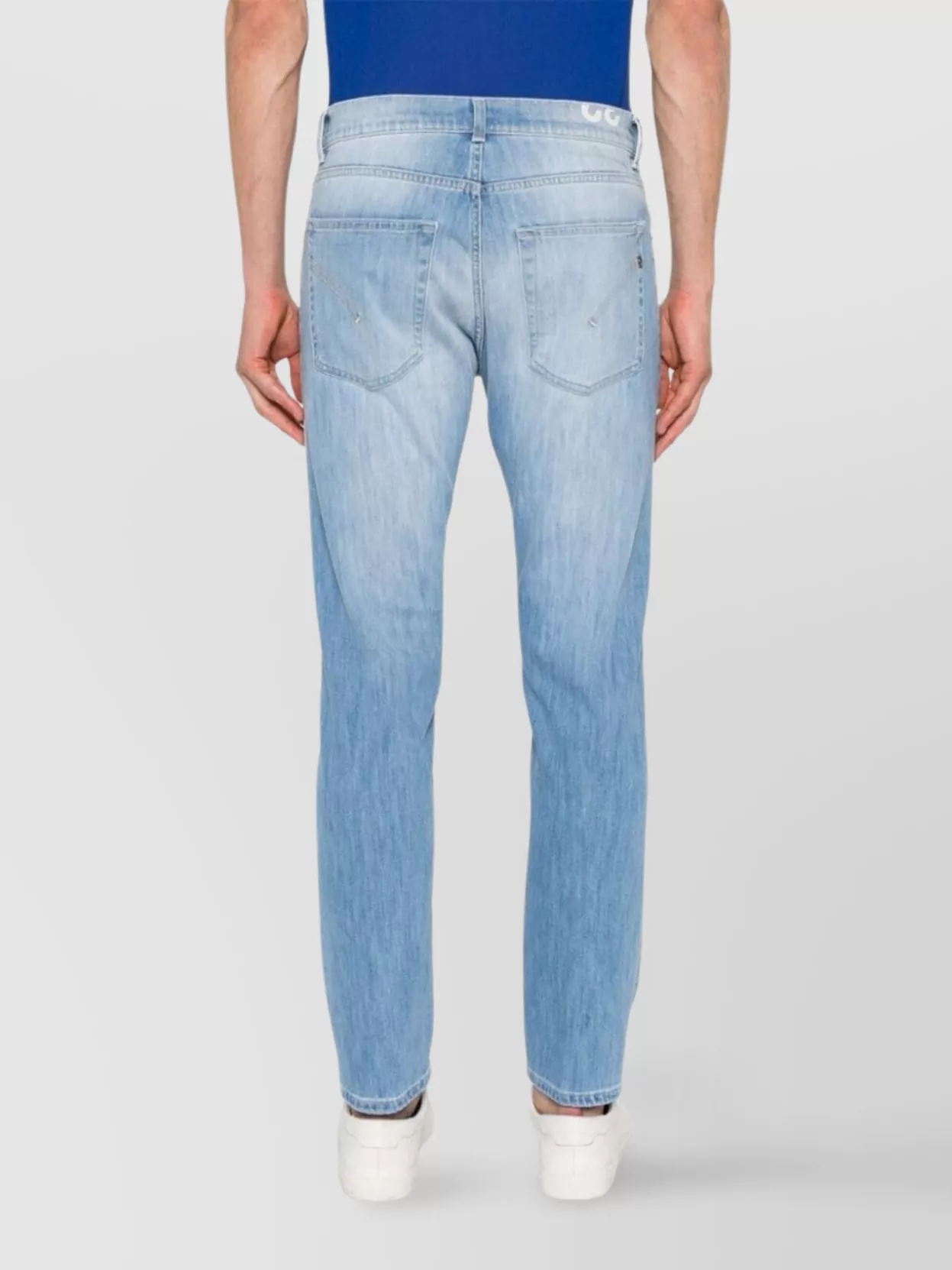 Dondup Faded Five-Pocket Jeans With Belt Loops