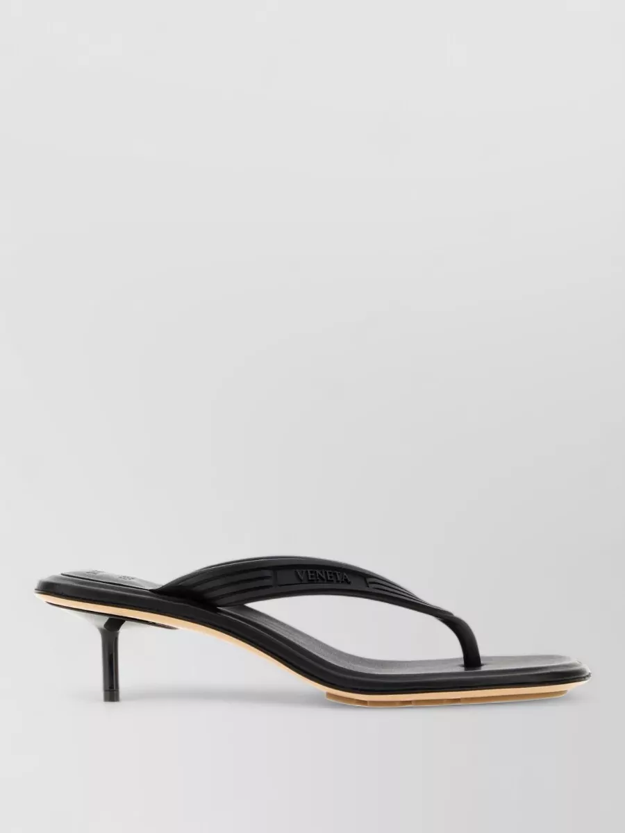 Bottega Veneta rubber thong mules