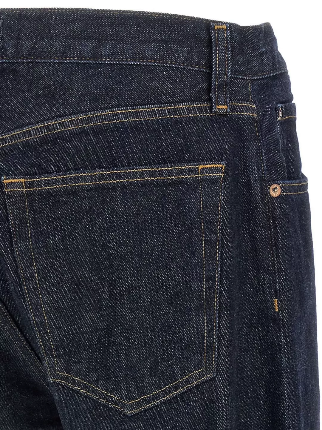 Agolde Straight Leg Five-Pocket Denim Trousers