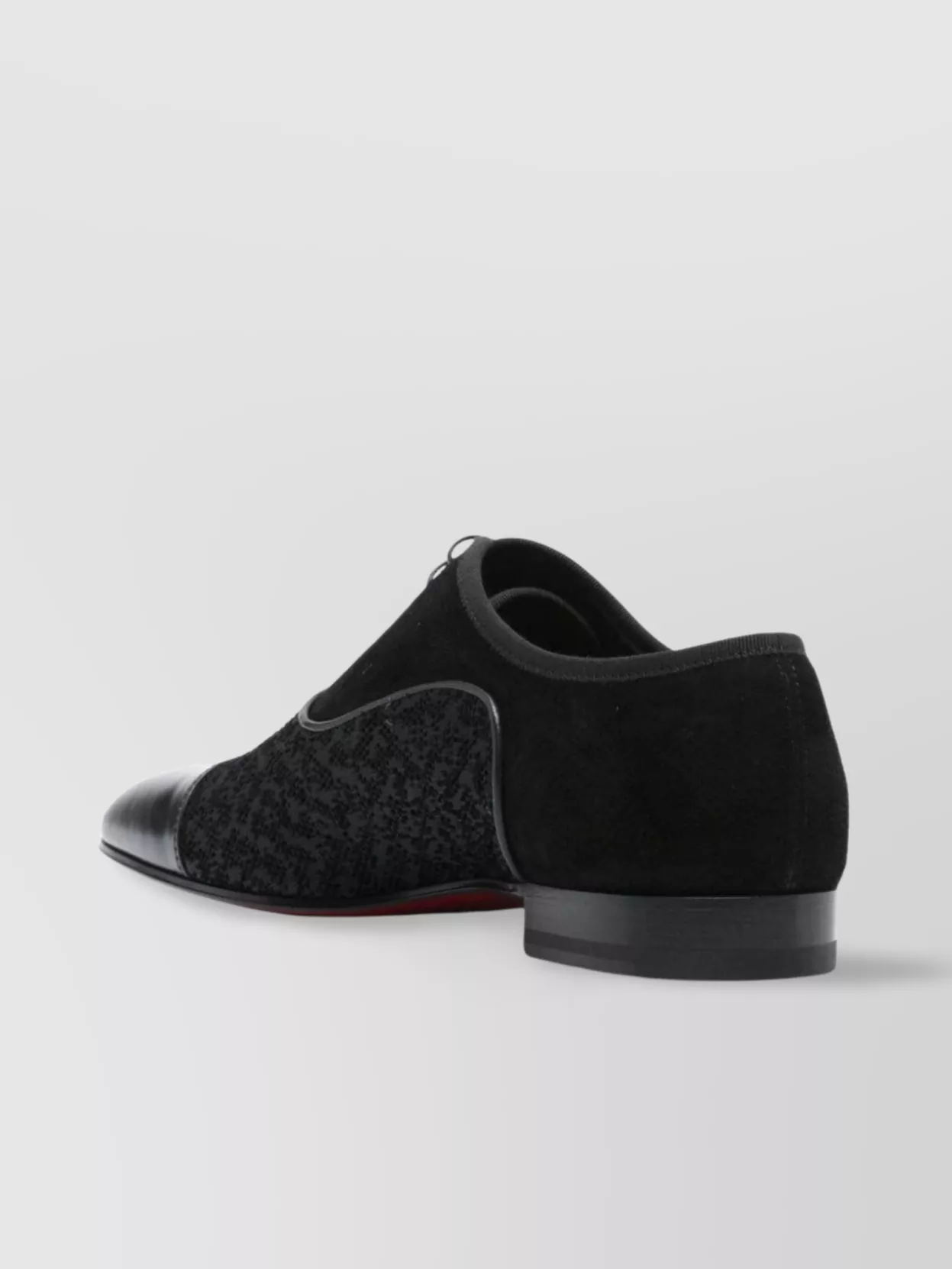 Christian Louboutin Lace-Up Calf Suede Ankle Boots