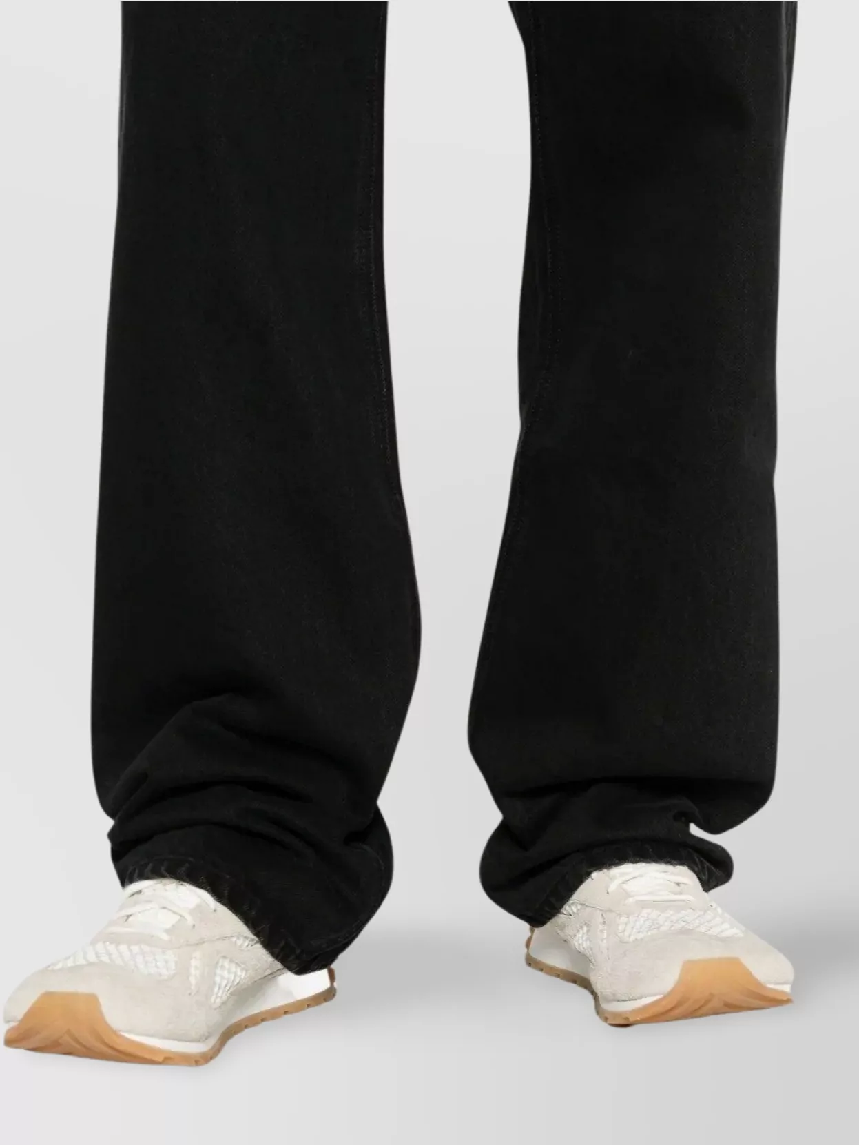 Jacquemus Straight Denim Pants Featuring Belt Loops
